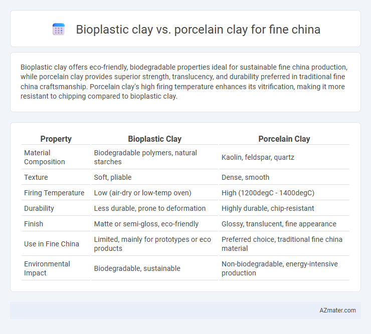 Bioplastic clay vs. porcelain clay for fine china - What is The Difference?