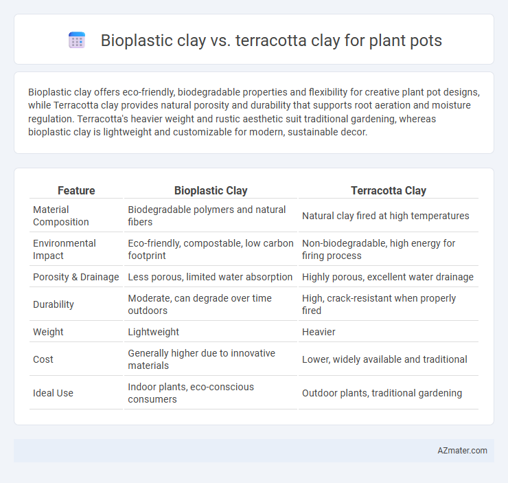 Bioplastic clay vs. terracotta clay for plant pots - What is The Difference?