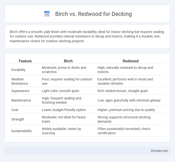Birch vs. Redwood for Decking - What is The Difference?