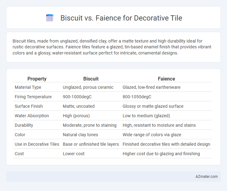 Biscuit vs. Faience for Decorative Tile - What is The Difference?
