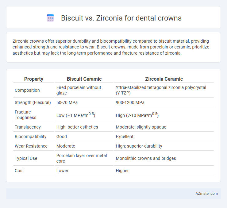 Biscuit vs. Zirconia for dental crowns - What is The Difference?