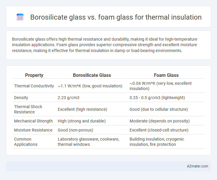 Borosilicate glass vs. foam glass for thermal insulation - What is The Difference?