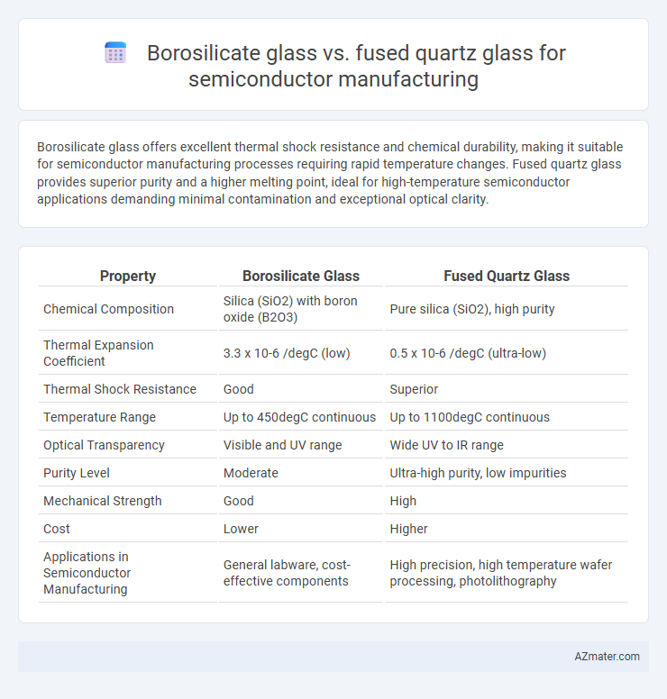 Borosilicate glass vs. fused quartz glass for semiconductor manufacturing - What is The Difference?
