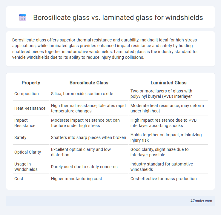 Borosilicate glass vs. laminated glass for windshields - What is The Difference?