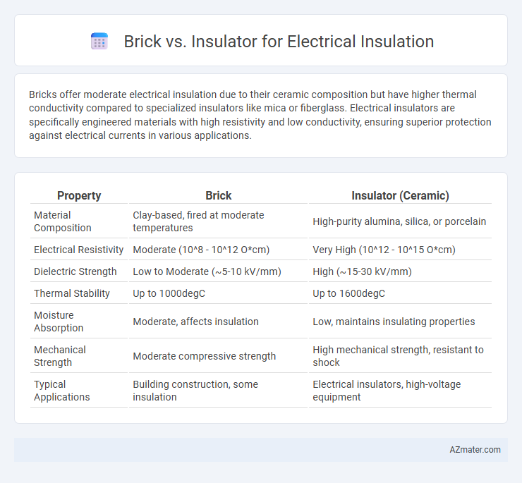Brick vs. Insulator for Electrical Insulation - What is The Difference?