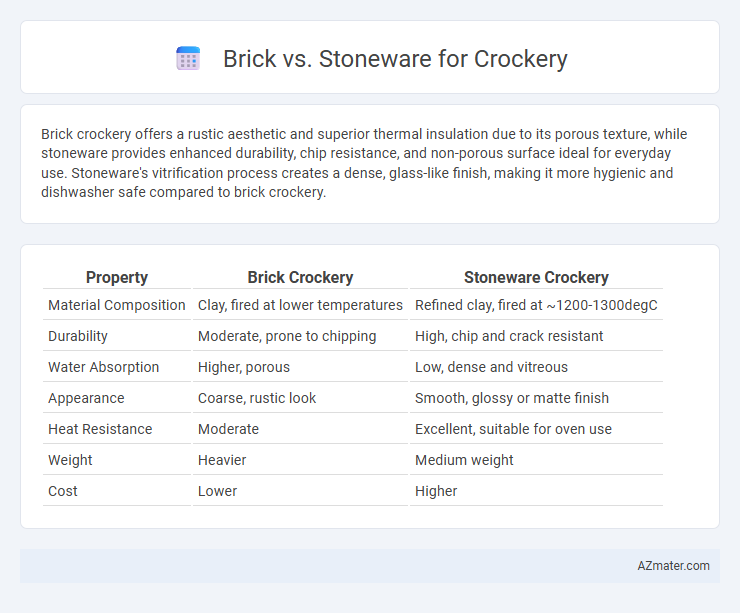 Brick vs. Stoneware for Crockery - What is The Difference?