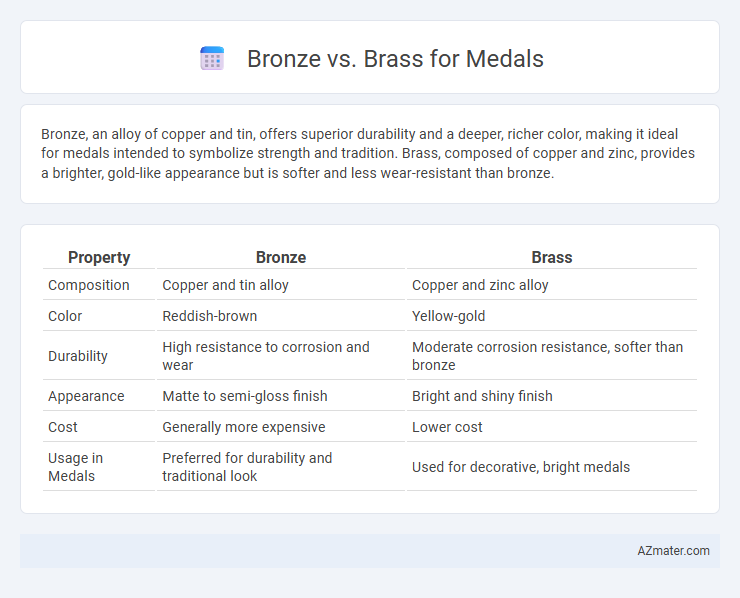 Bronze vs. Brass for Medals - What is The Difference?