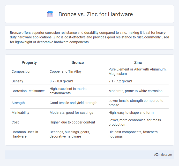 Bronze vs. Zinc for Hardware - What is The Difference?