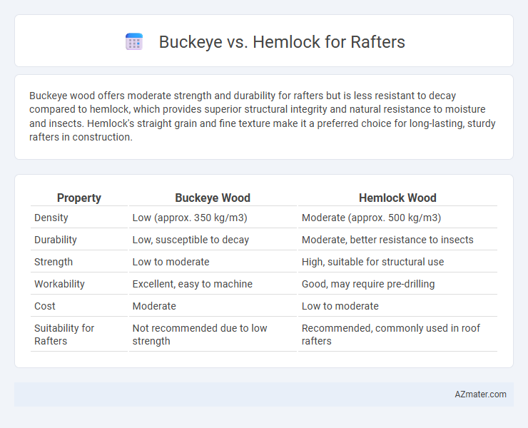 Buckeye vs. Hemlock for Rafters - What is The Difference?