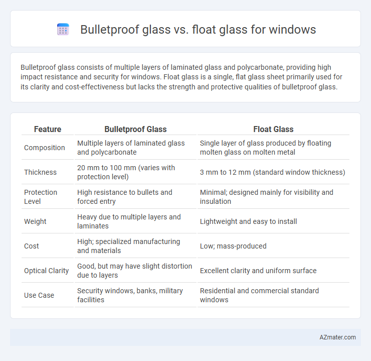 Bulletproof glass vs. float glass for windows - What is The Difference?