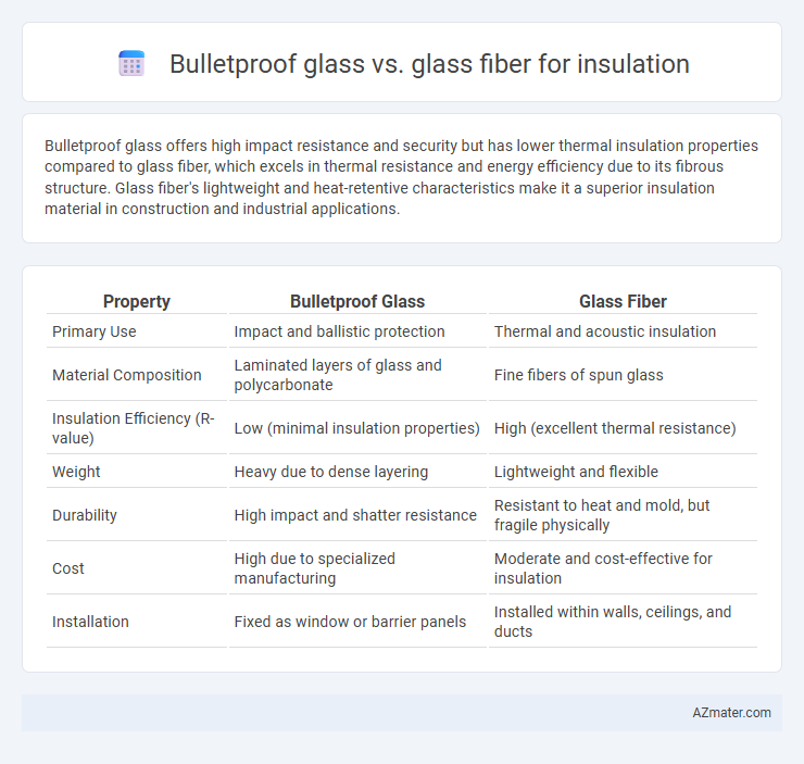 Bulletproof glass vs. glass fiber for insulation - What is The Difference?