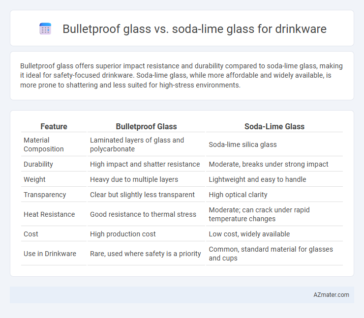 Bulletproof glass vs. soda-lime glass for drinkware - What is The Difference?