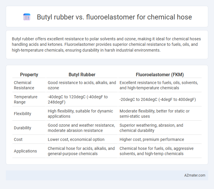 Butyl rubber vs. fluoroelastomer for chemical hose - What is The Difference?