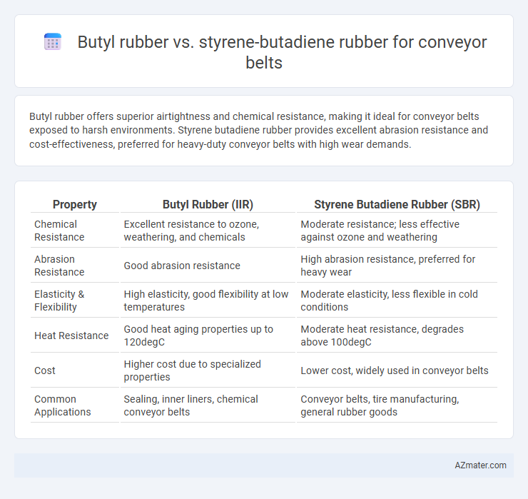 Butyl rubber vs. styrene-butadiene rubber for conveyor belts - What is The Difference?