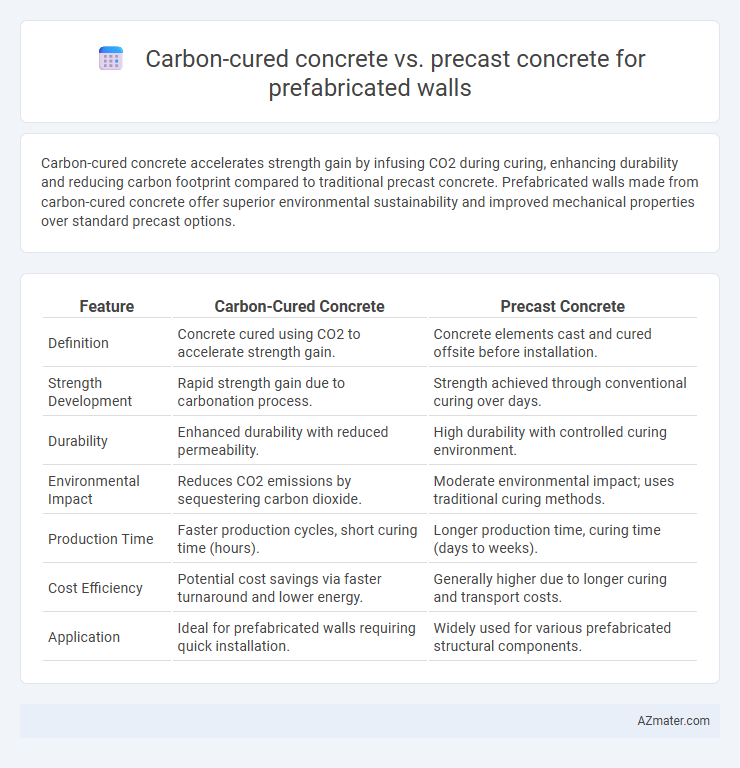 Carbon-cured concrete vs. precast concrete for prefabricated walls - What is The Difference?