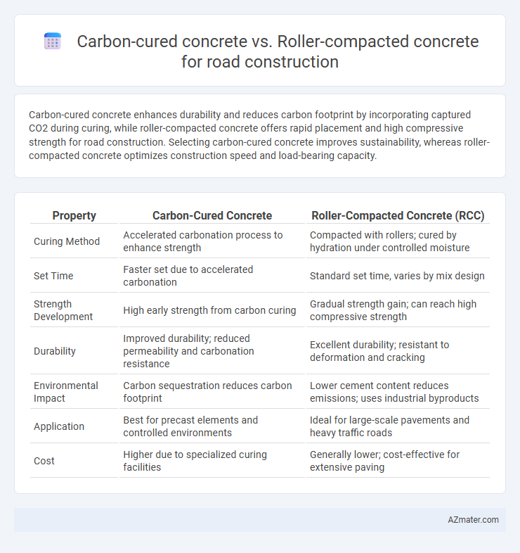 Carbon-cured concrete vs. Roller-compacted concrete for road construction - What is The Difference?