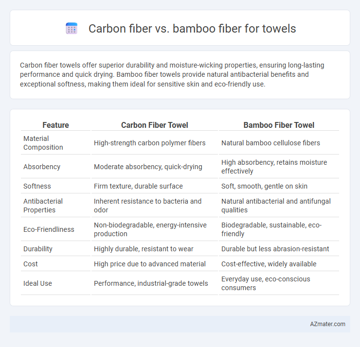 Carbon fiber vs. bamboo fiber for towels - What is The Difference?