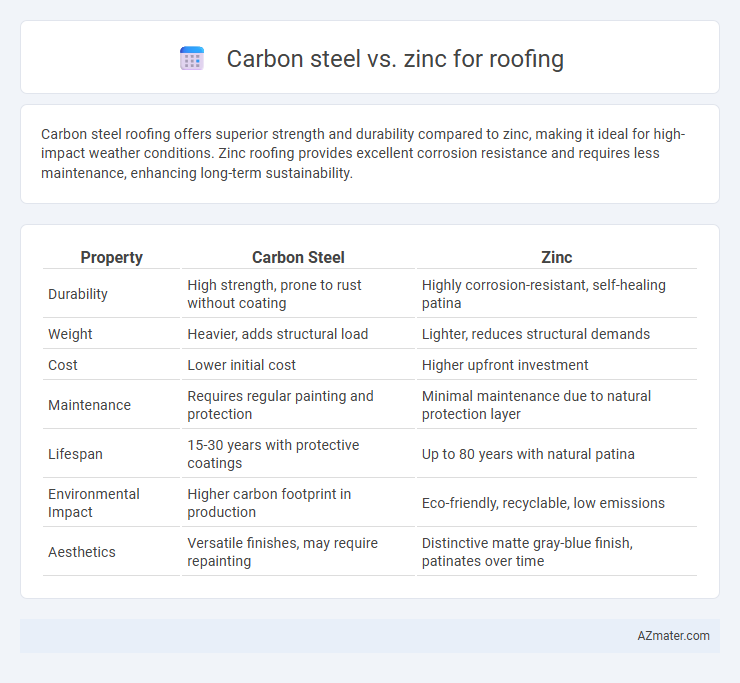Carbon steel vs. zinc for roofing - What is The Difference?