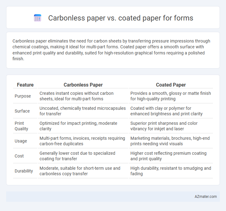 Carbonless paper vs. coated paper for forms - What is The Difference?