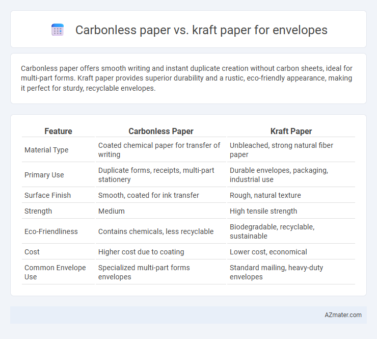 Carbonless paper vs. kraft paper for envelopes - What is The Difference?