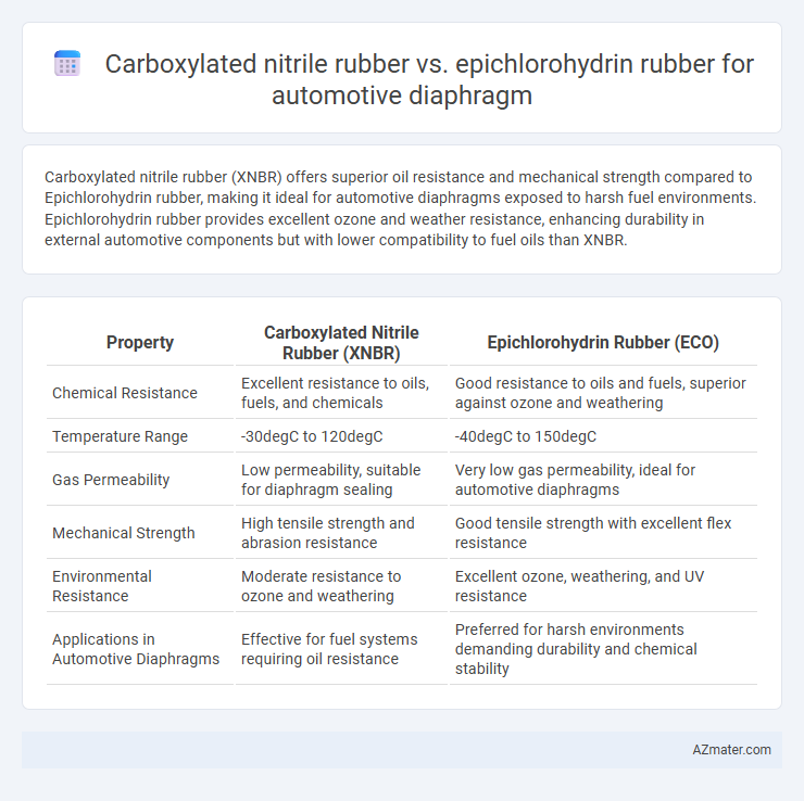 Carboxylated nitrile rubber vs. epichlorohydrin rubber for automotive diaphragm - What is The Difference?