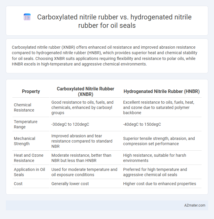 Carboxylated nitrile rubber vs. hydrogenated nitrile rubber for oil seals - What is The Difference?