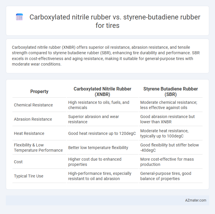 Carboxylated nitrile rubber vs. styrene-butadiene rubber for tires - What is The Difference?