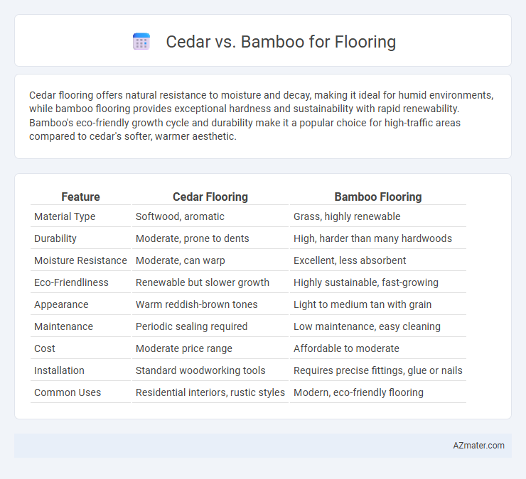 Cedar vs. Bamboo for Flooring - What is The Difference?