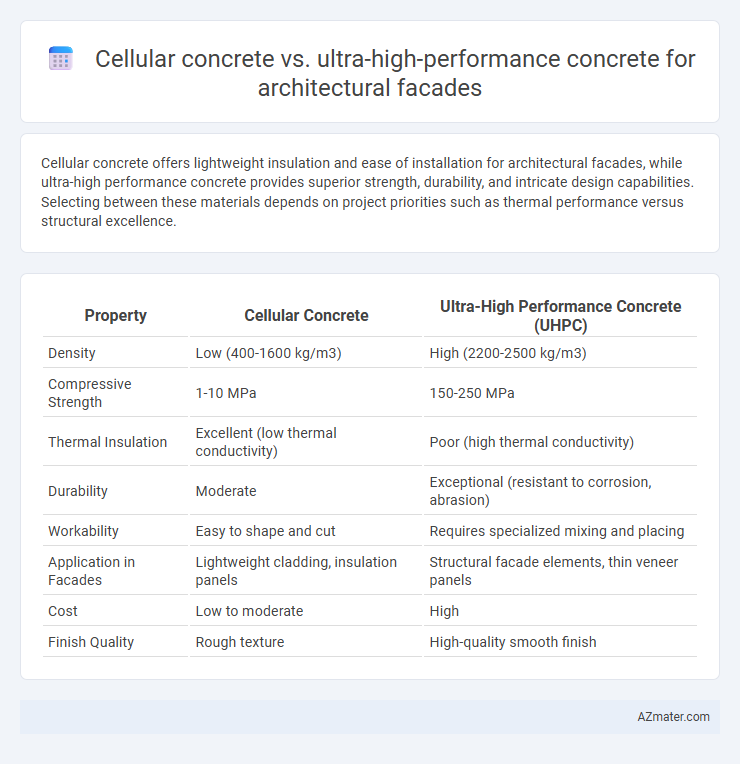 Cellular concrete vs. ultra-high-performance concrete for architectural facades - What is The Difference?