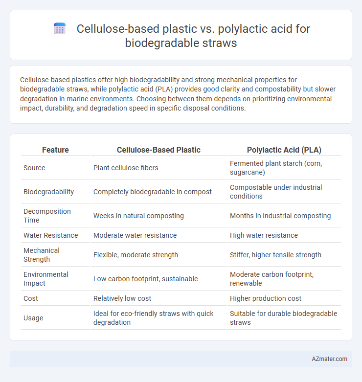 Cellulose-based plastic vs. polylactic acid for biodegradable straws - What is The Difference?