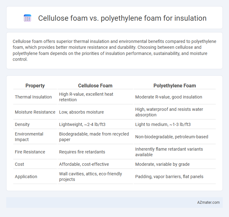 Cellulose foam vs. polyethylene foam for insulation - What is The Difference?