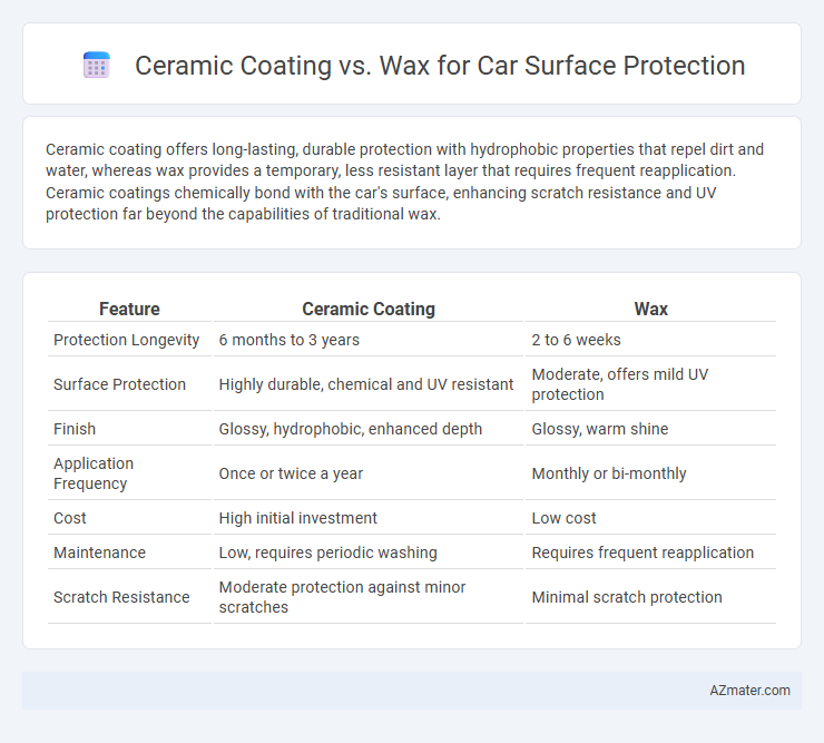 Ceramic Coating vs. Wax for Car Surface Protection - What is The Difference?