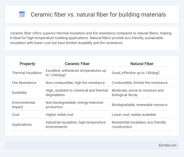 Ceramic fiber vs. natural fiber for building materials - What is The Difference?