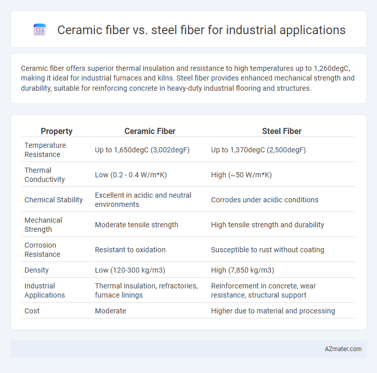 Ceramic fiber vs. steel fiber for industrial applications - What is The Difference?