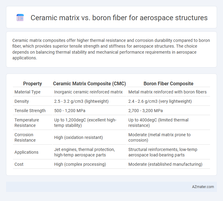 Ceramic matrix vs. boron fiber for aerospace structures - What is The Difference?
