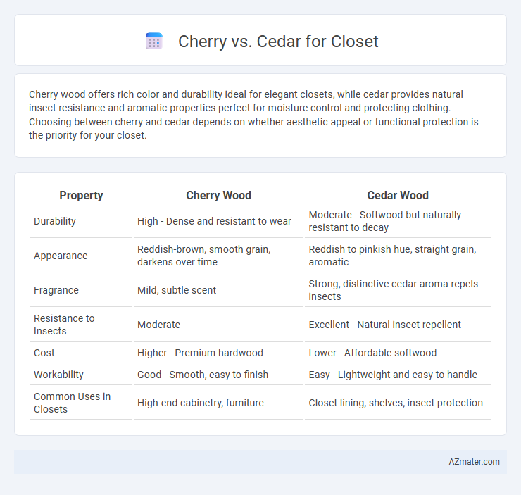 Cherry vs. Cedar for Closet - What is The Difference?