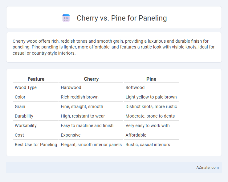 Cherry vs. Pine for Paneling - What is The Difference?