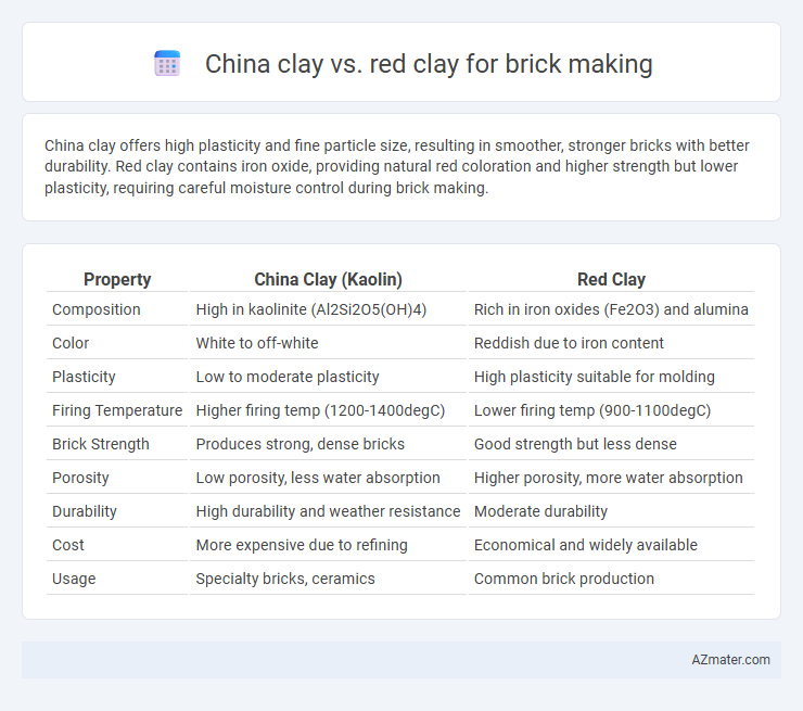 China clay vs. red clay for brick making - What is The Difference?