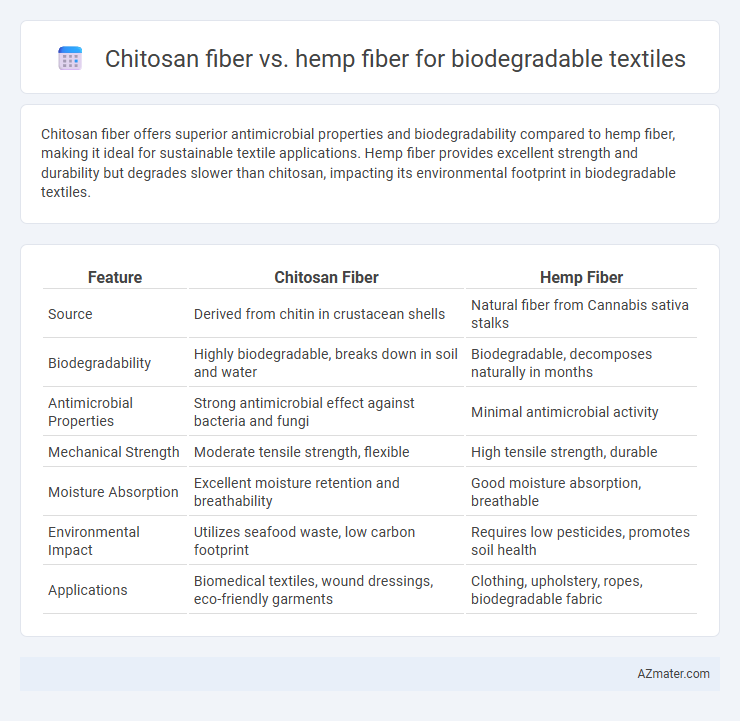 Chitosan fiber vs. hemp fiber for biodegradable textiles - What is The Difference?