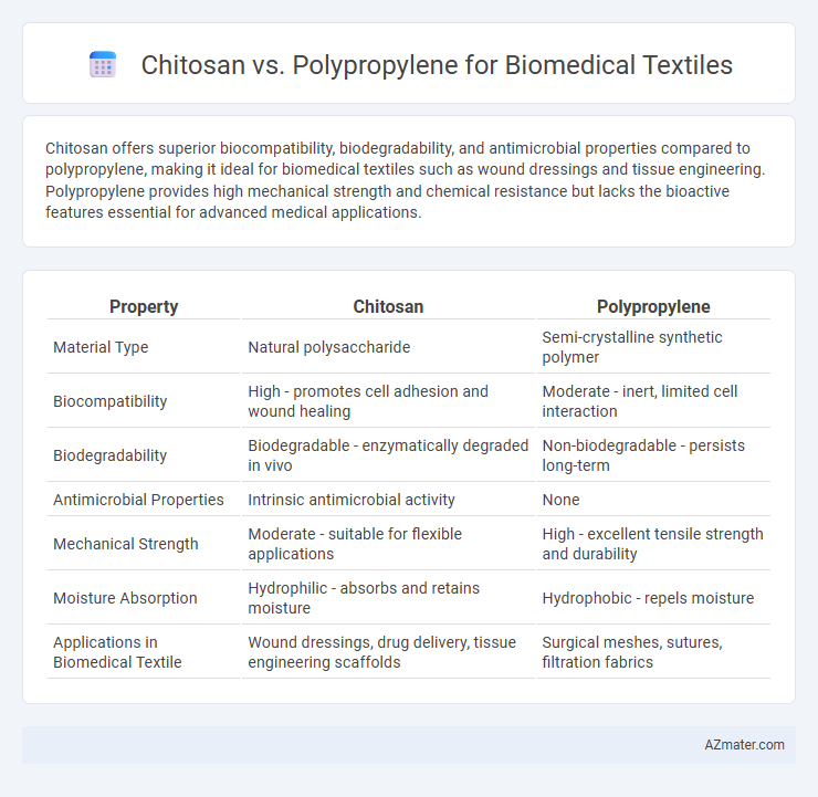 Chitosan vs. Polypropylene for Biomedical Textiles - What is The Difference?