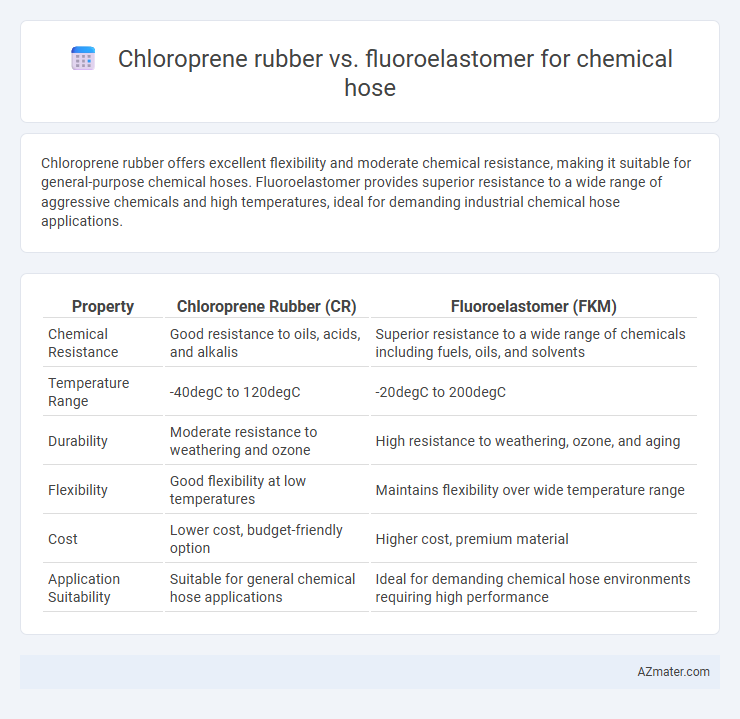 Chloroprene rubber vs. fluoroelastomer for chemical hose - What is The Difference?