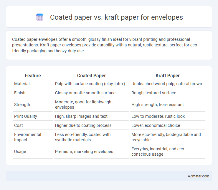 Coated paper vs. kraft paper for envelopes - What is The Difference?
