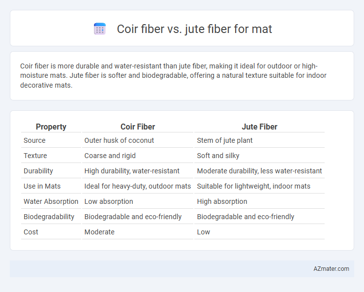Coir fiber vs. jute fiber for mat - What is The Difference?
