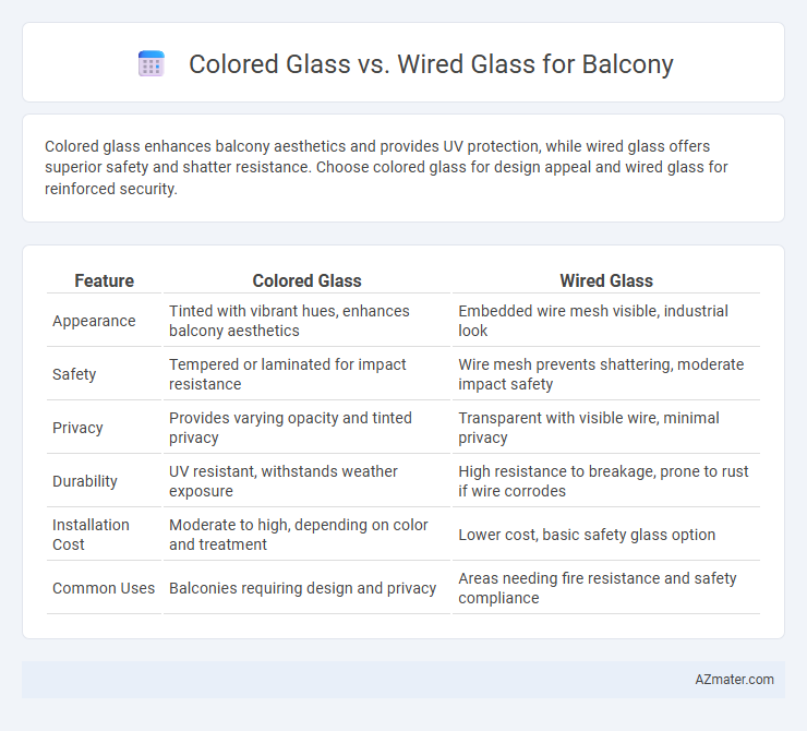 Colored Glass vs. Wired Glass for Balcony - What is The Difference?