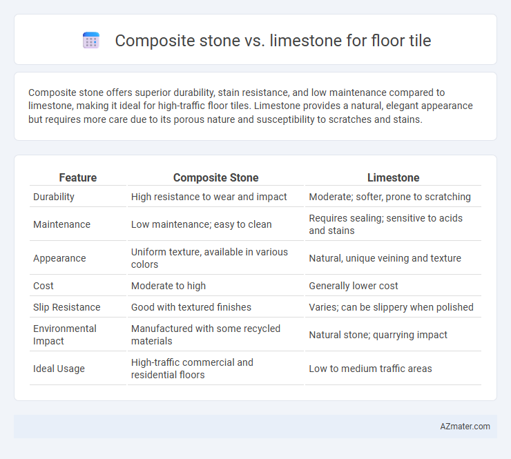 Composite stone vs. limestone for floor tile - What is The Difference?