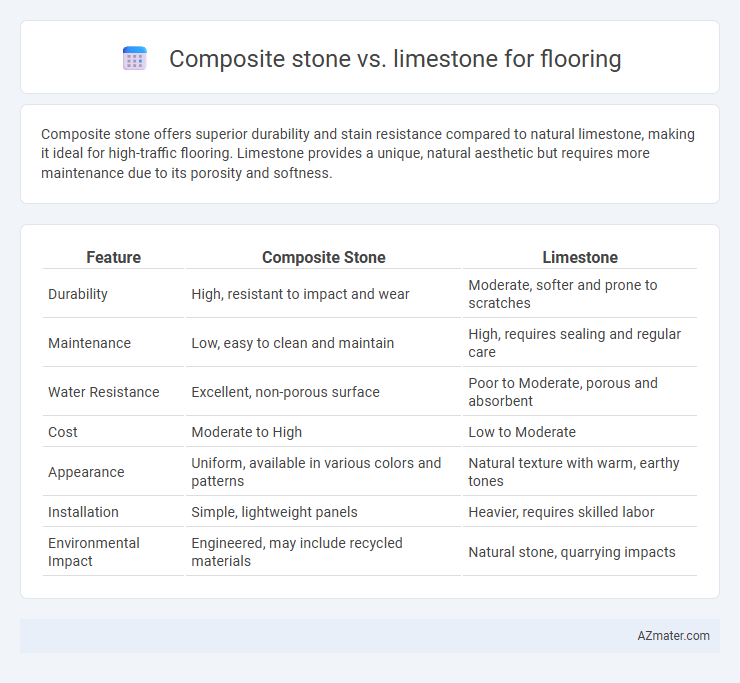 Composite stone vs. limestone for flooring - What is The Difference?