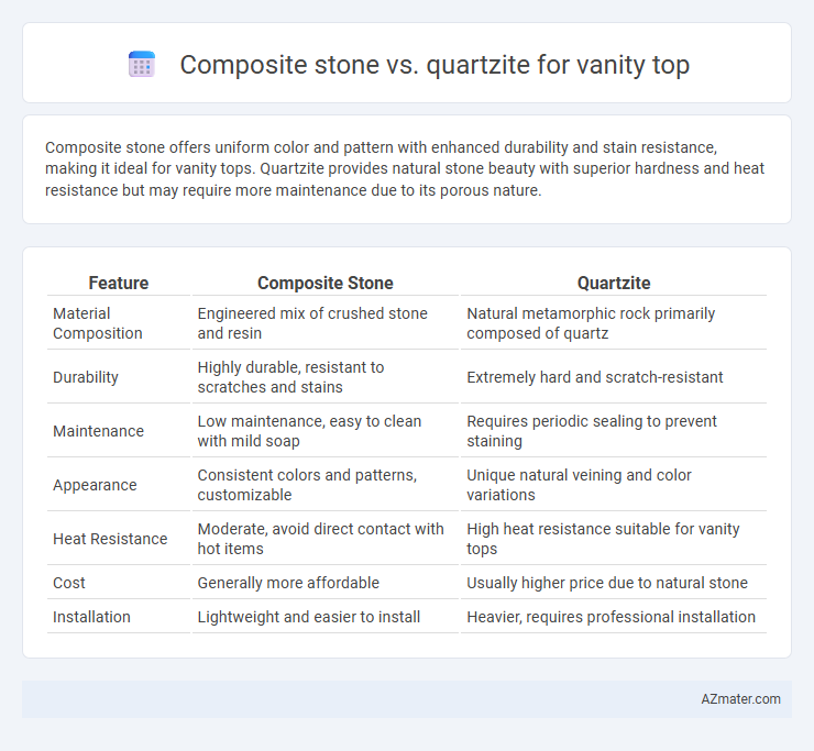 Composite stone vs. quartzite for vanity top - What is The Difference?