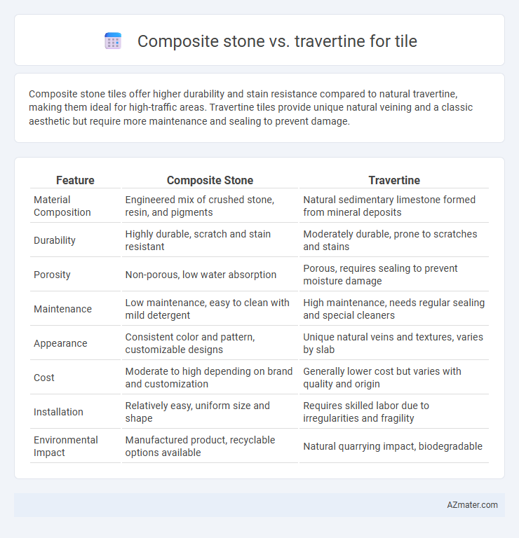 Composite stone vs. travertine for tile - What is The Difference?