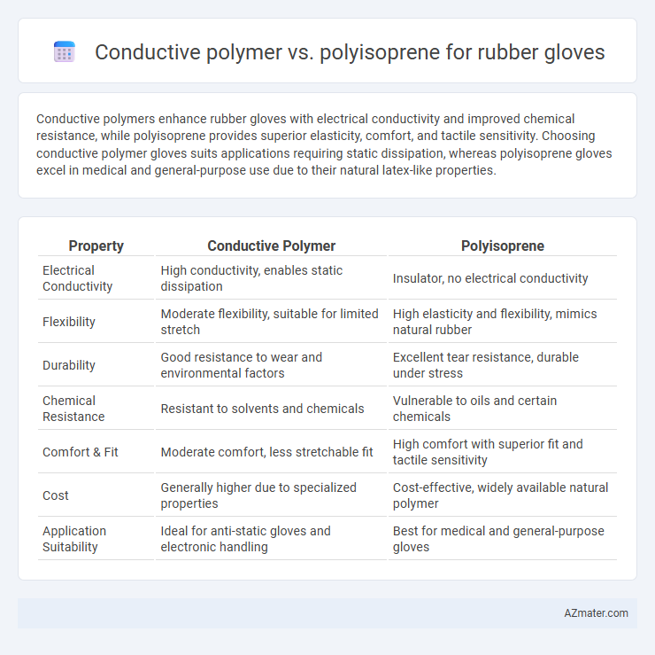 Conductive polymer vs. polyisoprene for rubber gloves - What is The Difference?