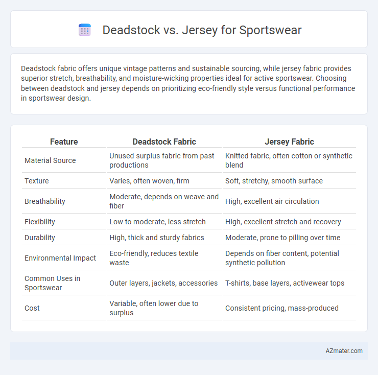 Deadstock vs. Jersey for Sportswear - What is The Difference?